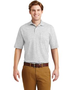 JERZEES - SpotShield  5.6-Ounce Jersey Knit Sport Shirt with Pocket. 436MP