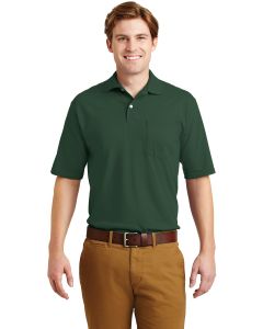 JERZEES ®  -SpotShield ™  5.6-Ounce Jersey Knit Sport Shirt with Pocket. 436MP