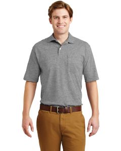 JERZEES - SpotShield  5.6-Ounce Jersey Knit Sport Shirt with Pocket. 436MP
