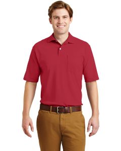 JERZEES ®  -SpotShield ™  5.6-Ounce Jersey Knit Sport Shirt with Pocket. 436MP