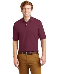 JERZEES - SpotShield 5.6-Ounce Jersey Knit Sport Shirt. 437M