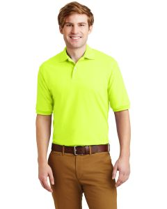 JERZEES - SpotShield 5.6-Ounce Jersey Knit Sport Shirt. 437M