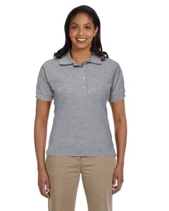 Jerzees 440W Ladies' 6.5 oz. Ringspun Cotton Piqué Polo-Athletic Heather-S