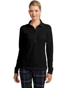 Nike Ladies Long Sleeve Dri-FIT Stretch Tech Polo