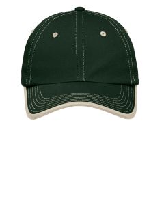 Port Authority® Vintage Washed Contrast Stitch Cap