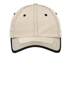 Port Authority® Vintage Washed Contrast Stitch Cap