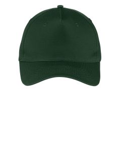 Port & Company® Five-Panel Twill Cap