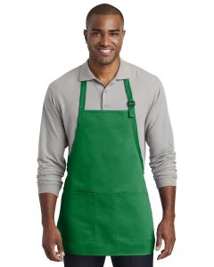Port Authority® Medium-Length Two-Pocket Bib Apron
