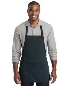 Port Authority® Medium-Length Two-Pocket Bib Apron