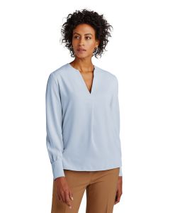 Brooks Brothers® Women's Open-Neck Satin Blouse