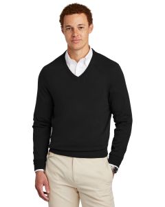 Brooks Brothers® Cotton Stretch V-Neck Sweater