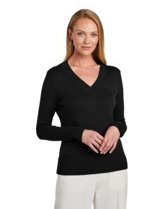 Brooks Brothers® Women's Cotton Stretch V-Neck Sweater