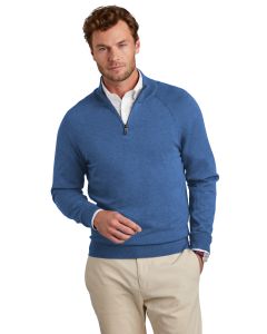 Brooks Brothers® Cotton Stretch 1/4-Zip Sweater