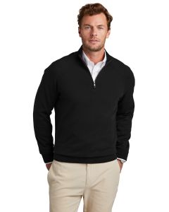 Brooks Brothers® Cotton Stretch 1/4-Zip Sweater