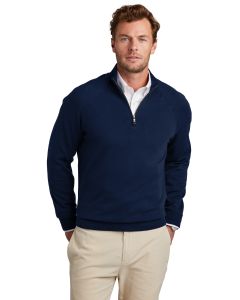 Brooks Brothers® Cotton Stretch 1/4-Zip Sweater