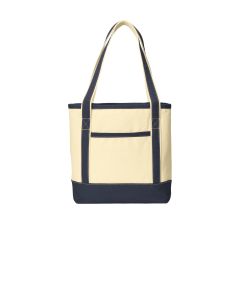 Port Authority® Medium Cotton Canvas Boat Tote