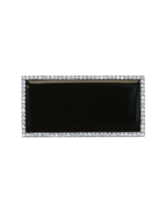 BLG-REC-Silver Frame / Black Plate