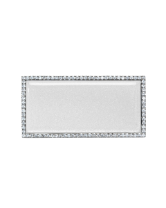 BLG-REC-Silver Frame / Glimmer Pearl Plate