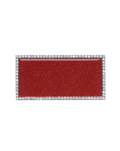 BLG-REC-Silver Frame / Glimmer Red Plate