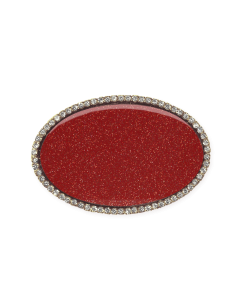 BLG-OV-Gold Frame / Glimmer Red Plate
