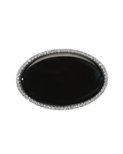 BLG-OV-Silver Frame / Black Plate