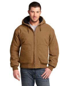 CornerStone® Washed Duck Cloth Insulated Hooded Work Jacket