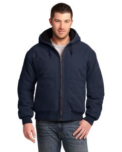 CornerStone® Washed Duck Cloth Insulated Hooded Work Jacket