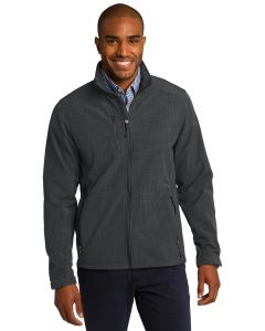 Eddie Bauer® Shaded Crosshatch Soft Shell Jacket
