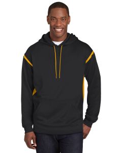 Sport-Tek® Tech Fleece Colorblock Hooded Sweatshirt