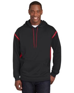 Sport-Tek® Tech Fleece Colorblock Hooded Sweatshirt