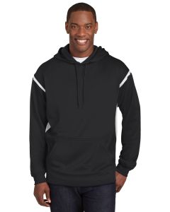 Sport-Tek® Tech Fleece Colorblock Hooded Sweatshirt