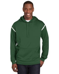Sport-Tek® Tech Fleece Colorblock Hooded Sweatshirt