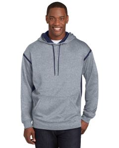 Sport-Tek® Tech Fleece Colorblock Hooded Sweatshirt