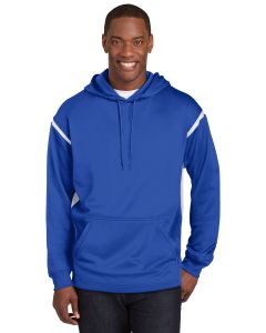 Sport-Tek® Tech Fleece Colorblock Hooded Sweatshirt