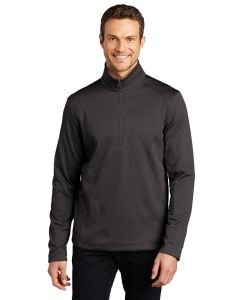 Port Authority Diamond Heather Fleece 1/4-Zip Pullover