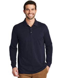 Port Authority® EZCotton ™  Long Sleeve Polo