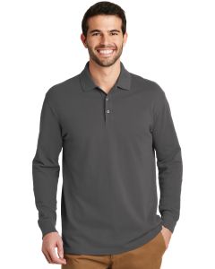 Port Authority® EZCotton ™  Long Sleeve Polo