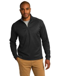 Port Authority® Vertical Texture 1/4-Zip Pullover