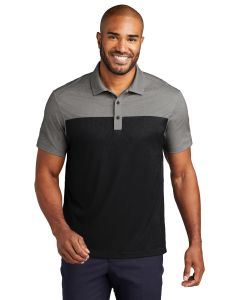 Port Authority® Fine Pique Blend Blocked Polo