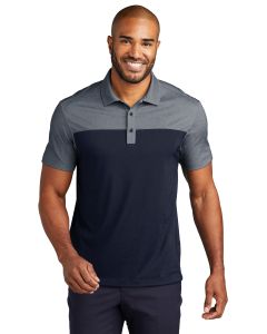 Port Authority® Fine Pique Blend Blocked Polo