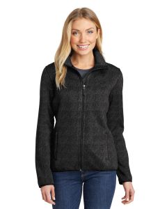 Port Authority® Ladies Sweater Fleece Jacket
