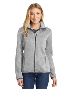 Port Authority® Ladies Sweater Fleece Jacket