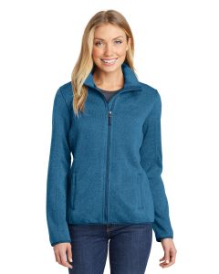 Port Authority® Ladies Sweater Fleece Jacket