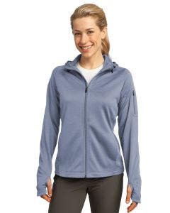 Sport-Tek® Ladies Tech Fleece Full-Zip Hooded Jacket