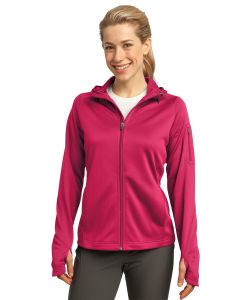Sport-Tek® Ladies Tech Fleece Full-Zip Hooded Jacket
