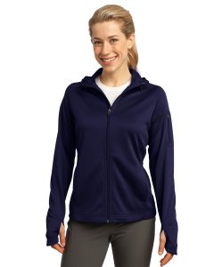 Sport-Tek® Ladies Tech Fleece Full-Zip Hooded Jacket