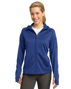 Sport-Tek® Ladies Tech Fleece Full-Zip Hooded Jacket