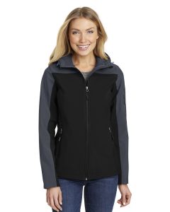Port Authority® Ladies Hooded Core Soft Shell Jacket