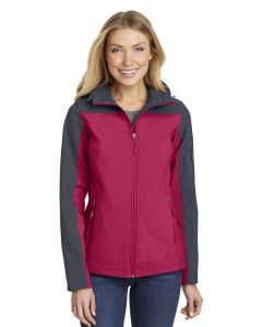 Port Authority® Ladies Hooded Core Soft Shell Jacket