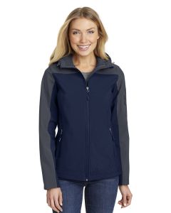 Port Authority® Ladies Hooded Core Soft Shell Jacket